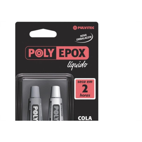Adesivo Epoxi Liquido Polyfort 2H 24G Pulvitec Ea003