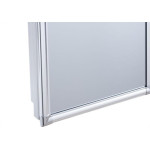 Armario Plastico Astra ''Moldura Aluminio'' Cinza Al41 Al41*Cz2