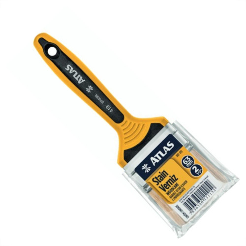 Pincel Trincha Pintura Atlas Dupla   2.1/2 419/6 - Kit C/12 