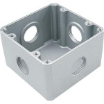 Caixa Piso Aluminio Tramontina 4X4 X Alta 3/4'' 