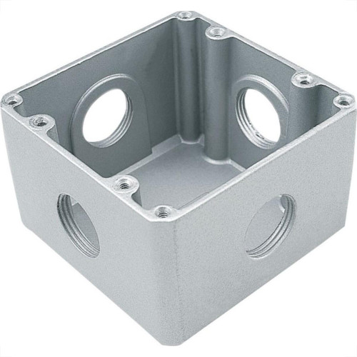 Caixa Piso Aluminio Tramontina 4X4 X Alta 3/4'' 