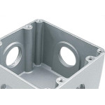 Caixa Piso Aluminio Tramontina 4X4 X Alta 3/4'' 