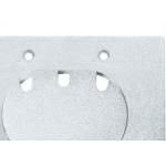 Placa Piso Aluminio Tramontina 4X4 Unha Para 3 Rj45 56121/089