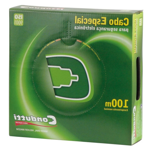 Fio Cabo Manga 3 Vias Camera Sem Audio Branco 100M  Fio Cabo Manga 3 Vias Camera Sem Audio Branco 100M