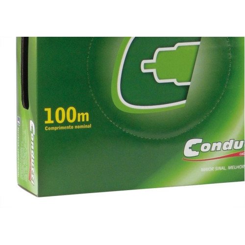 Fio Cabo Manga 3 Vias Camera Sem Audio Branco 100M  Fio Cabo Manga 3 Vias Camera Sem Audio Branco 100M