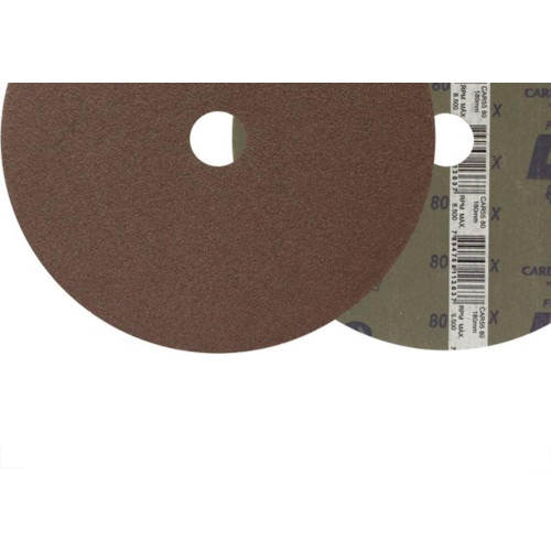 Disco Lixa Carborundum Ltf 7'' Grao 80  - Kit C/10 