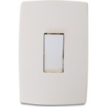 Conjunto Pial Plus 4X2 Branco Com Placa(1Paralelo) 611101