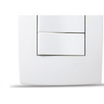 Conjunto Pial Plus 4X2 Branco Com Placa(3Simples) 613100
