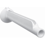 Braco Para Chuveiro Plastico Fame 30Cm Branco 