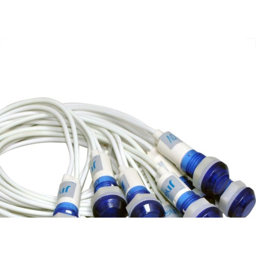 Sinaleiro Jng Com Rabicho Plr108 127V Azul 52155 - Kit C/10 