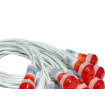 Sinaleiro Jng Com Rabicho Plr108 220V Vermelho 52158 - Kit C/10 
