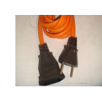 Extensao Daneva Prolongador Macho Femea Hw 2 Polos 5M Laranja 20A Dn1435