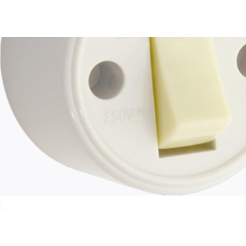 Interruptor Externo Fame Redondo Cinza 1 Simples 