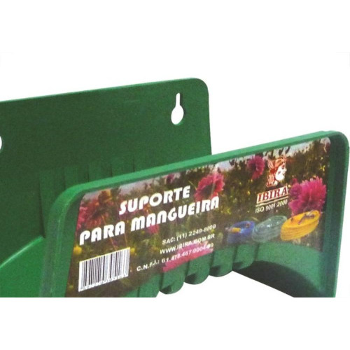 Suporte Mangueira Pvc Verde Ibira 516