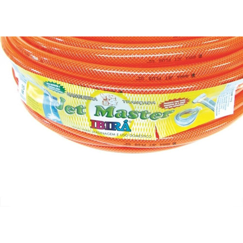 Mangueira Agua Ibira Trancada 1/2 X 2'' Jetplus Laranja 50M 1390