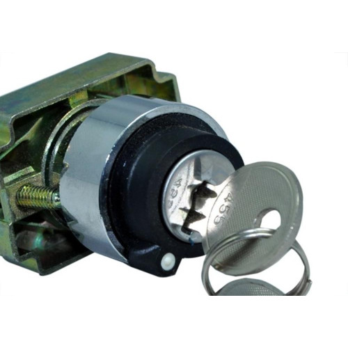 Comutador Jng Metalico Lay5-Bg21 2 Posicao Preto 52031