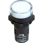 Sinaleiro Jng ''Led'' Plastico Ad16-22 220V Branco 52073 - Kit C/10 