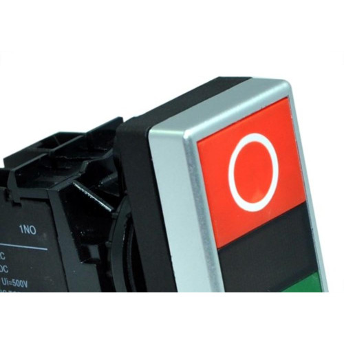 Botao Comando Jng Duplo Verde/Vermelho M220V Qddl11 51993