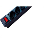 Filtro Linha Asantos Plastico 6 Tomadas Bivolt Com Mini Disj 3076