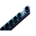 Filtro Linha Asantos Plastico 6 Tomadas Bivolt Com Mini Disj 3076