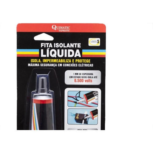 Fita Isolante Liquida 50G Preta Quimatic Bp1