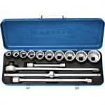 Soquete Gedore D32-3/4''Emz Estriado Metalico 14Pecas 17203