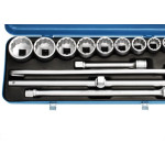 Soquete Gedore D32-3/4''Emz Estriado Metalico 14Pecas 17203