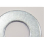 Arruela Lisa Zincada Lgsteel   2'' 1Kg +-9 Pecas 