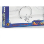 Acessorio Wc Aquaplas Bonno Cromado/Cristal/Fume 5 Pecas 