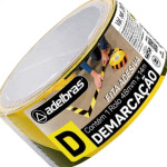 Fita Demarcacao Solo Adelbras 48X14M Zebrada 
