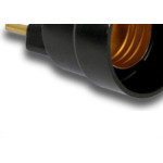 Pino Porta Lampada 2 Polos Voltec Preto V4010 - Kit C/50 
