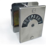 Fechadura Trinco Wc Livre/Ocupado Cromado Lockwell 801