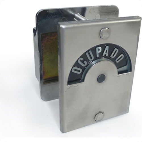 Fechadura Trinco Wc Livre/Ocupado Cromado Lockwell 801