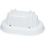 Luminaria Tartaruga Pvc Viewlux Oval Branca 21Cm -01
