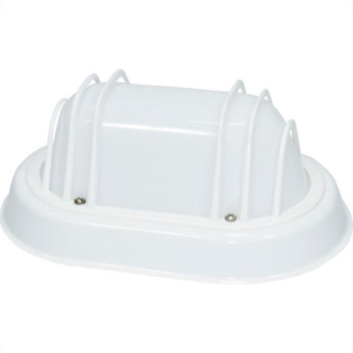 Luminaria Tartaruga Pvc Viewlux Oval Branca 21Cm -01