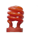 Lampada Compacta Espiral 14X127 Cor Vermelha Taschibra 