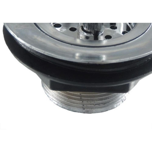 Valvula Americana Plastica Overtime Abs Cromada 20011