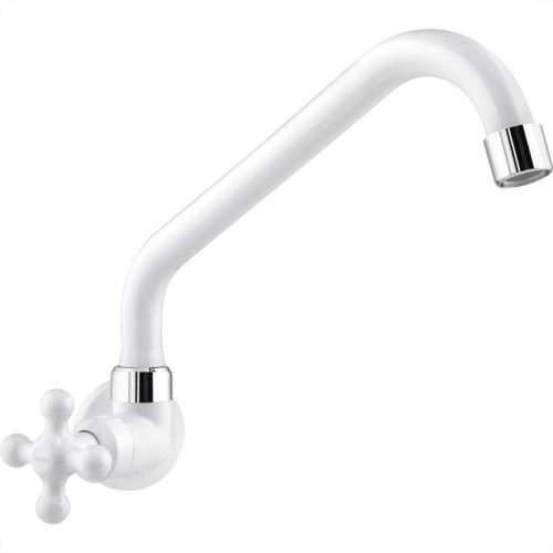 Torneira Abs Bica Movel Parede Viqua Maruja Longa 
