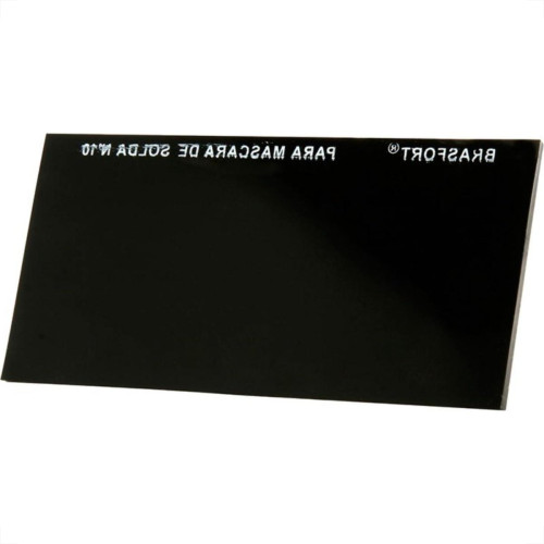 Vidro Retangular Escuro Mascara Solda 10 8073 - Kit C/25 