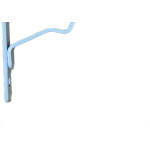 Suporte Prateleira Roloflex Vidro Branco 10Cm Peca 3254