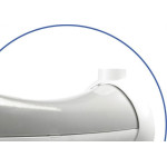 Braco Para Chuveiro Plastico Lorenzetti 30Cm Cinza Claro 