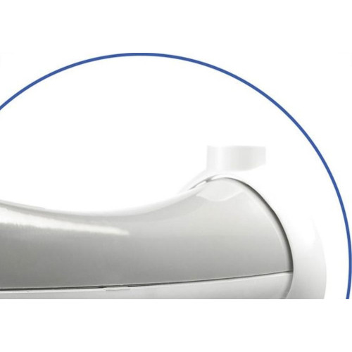 Braco Para Chuveiro Plastico Lorenzetti 30Cm Cinza Claro 