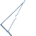 Suporte Prateleira Roloflex Vidro Branco 20Cm Peca 3256