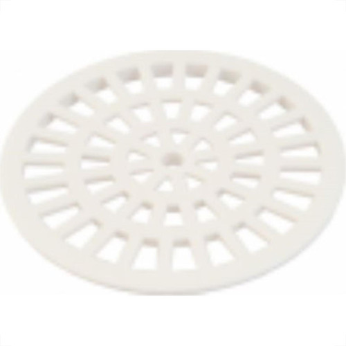 Grelha Plastica Herc Redonda Branca Com Caixlho 15 296 - Kit C/6 