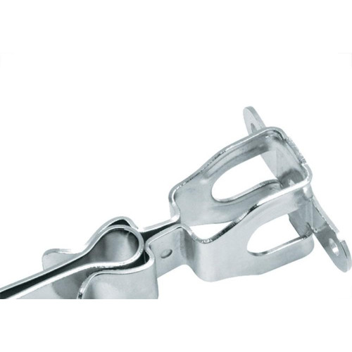 Fixador Porta Soprano Rodape Niquelado 3005.0180.01 - Kit C/12 