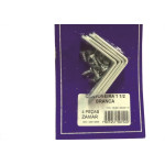 Cantoneira Moveis Zamar Branca 1.1/2'' 04 Pecas 