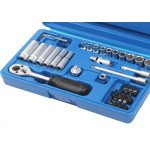 Soquete Waft Sextavado Com Catraca 1/4'' Com 36Pecas 6176