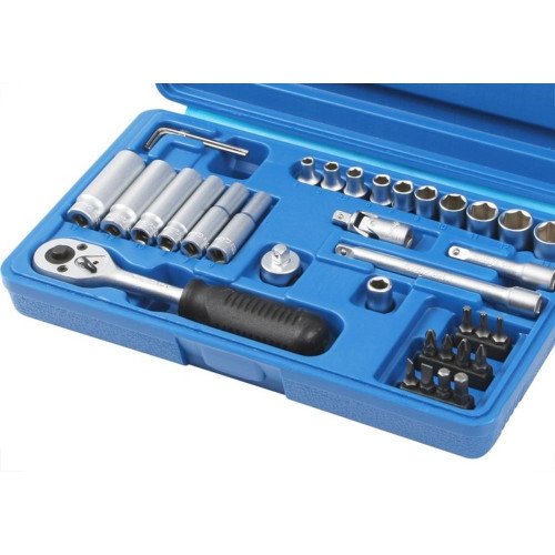 Soquete Waft Sextavado Com Catraca 1/4'' Com 36Pecas 6176