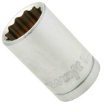 Soquete Waft Encaixe Estriado 1/2'' 18Mm 6061