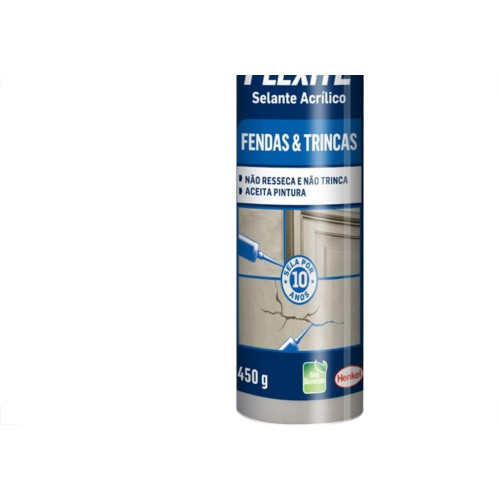 Cola Silicone Henkel ''Trinca'' 450G Acrilica Branca 